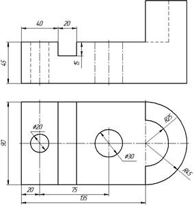 Опора вариант 13. Инженерная графика